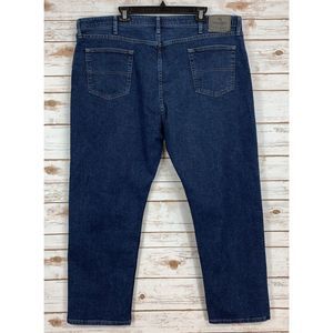 wrangler authentics men's big & tall relaxed fit comfort flex waist jean